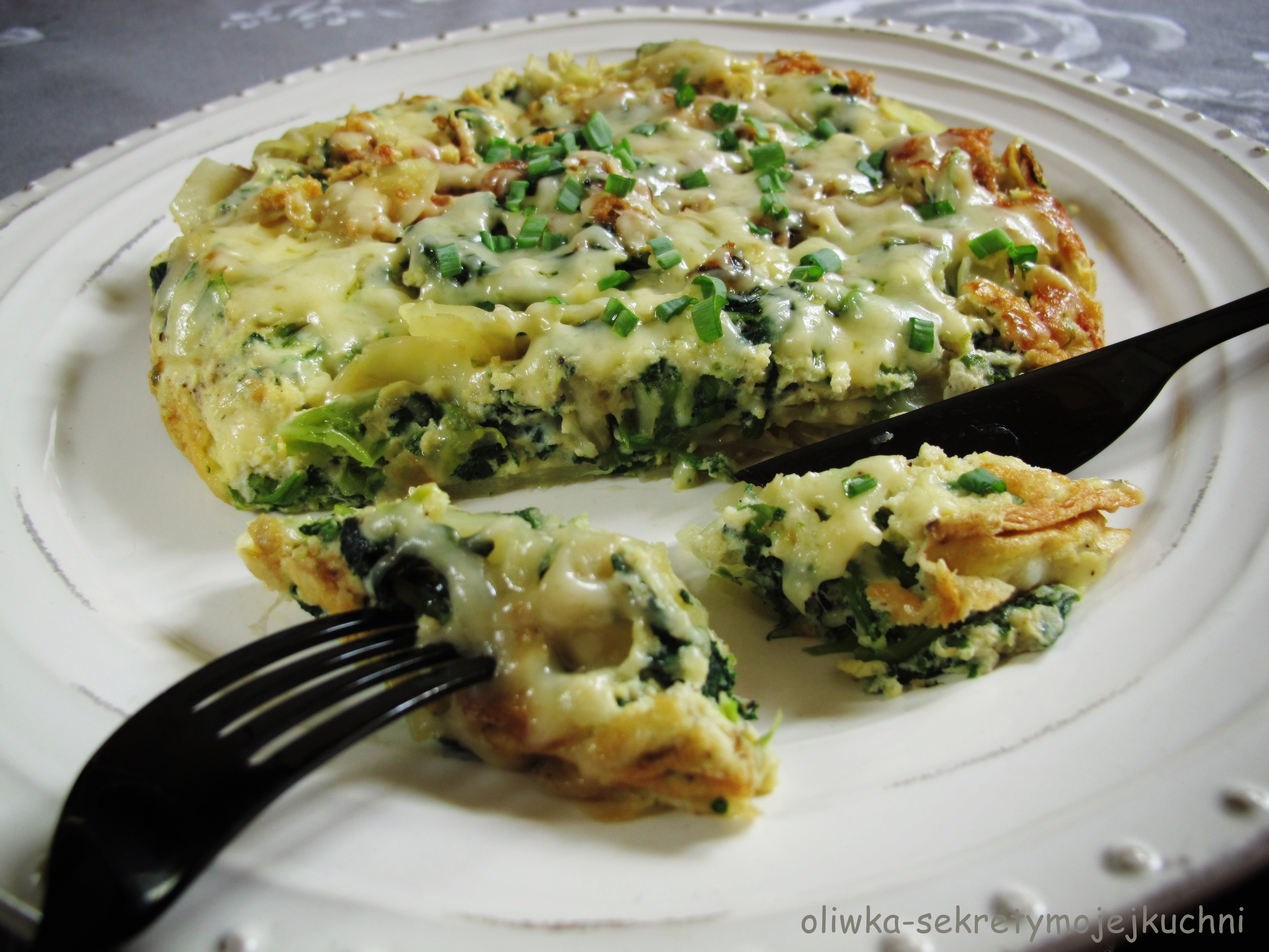 TORTILLA HISZPAŃSKA ZE SZPINAKIEM